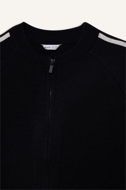 Kolej Yaka Bomber Triko Hırka Erkek Çocuk