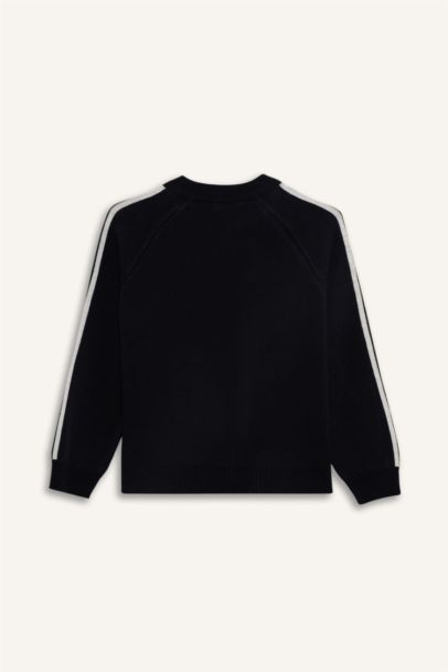 Kolej Yaka Bomber Triko Hırka Erkek Çocuk