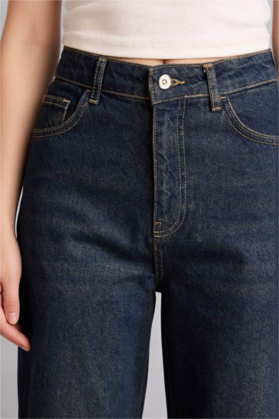 Jean pantalon large taille haute Style 90’s