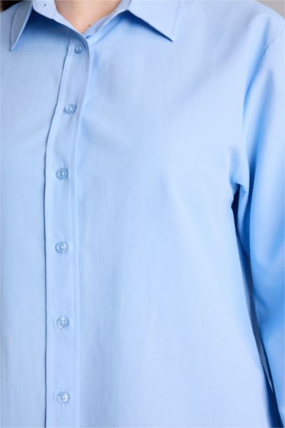 Regular Fıt Poplin Gömlek Tunik
