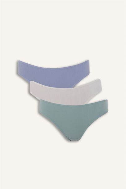 Ribbed 3 Piece Panties
