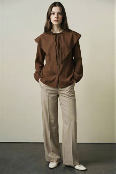 Crinkle Fabric Tunic