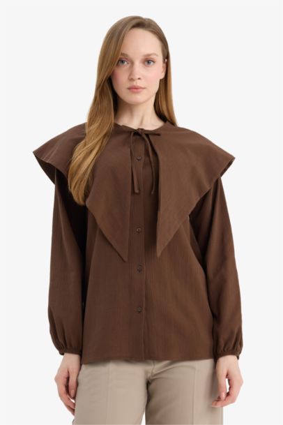 Crinkle Fabric Tunic