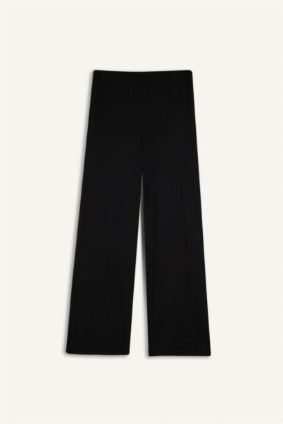 Straight Fit Regular Hem Trousers