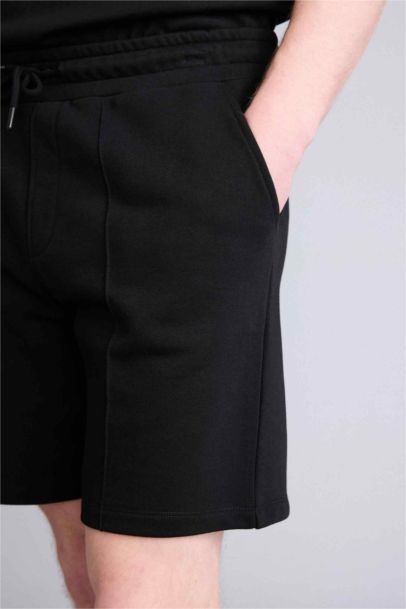 Regular Fit Thin Sweatshirt Fabric Knitted Bottoms