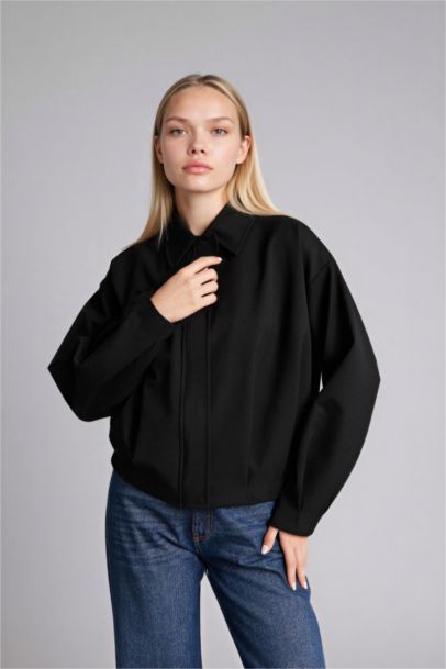 بليزر بياقة قميص