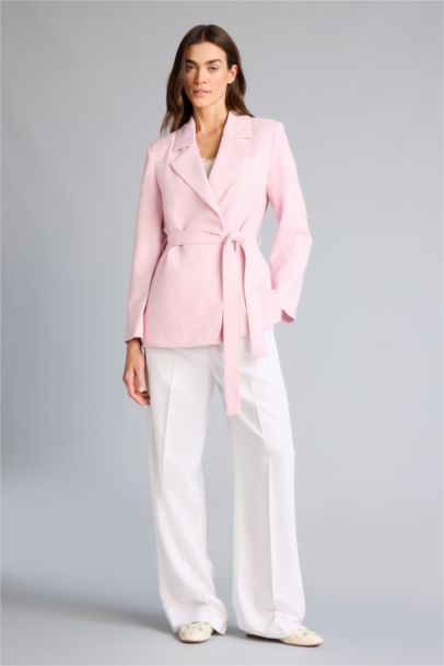 Regular Fıt Ceket Yaka Blazer Ceket