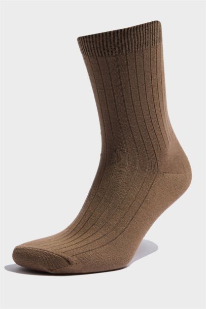 Kadın 3'lü Pamuk Akrilik Uzun Çorap