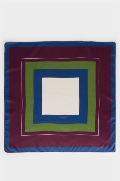 Woman Striped Foulard