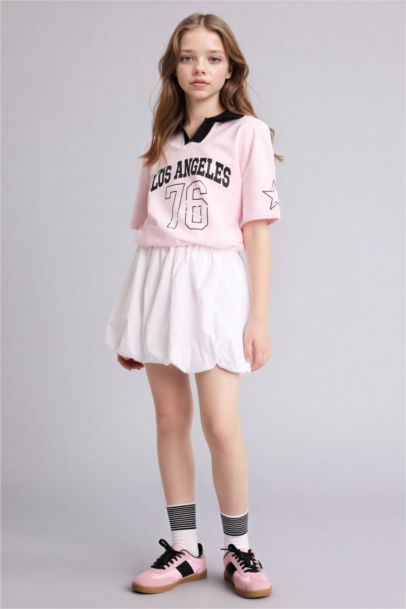 Poplin Etek Kız Çocuk