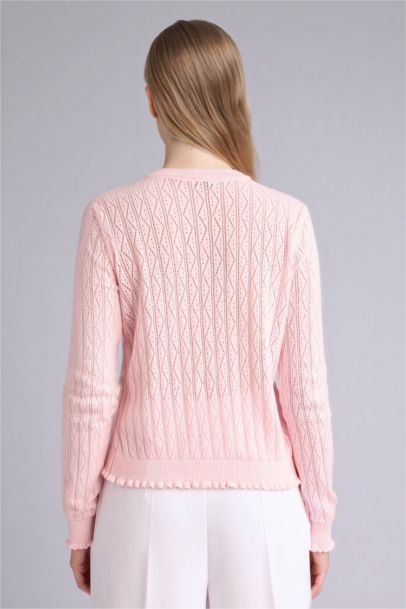 Regular Fit Crew Neck Cardigan