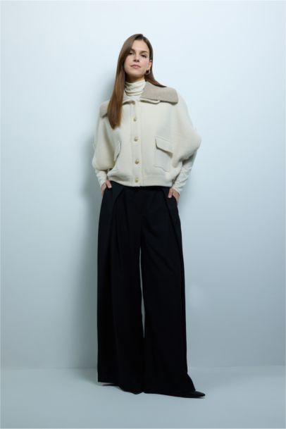 جاكيت صوف اوفر سايز