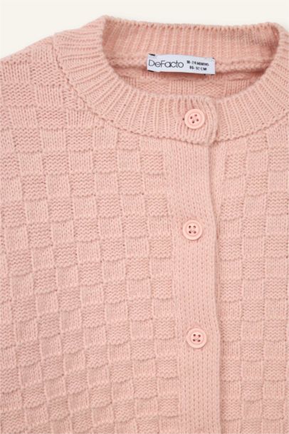 Bisiklet Yaka Hırka Kız Bebek