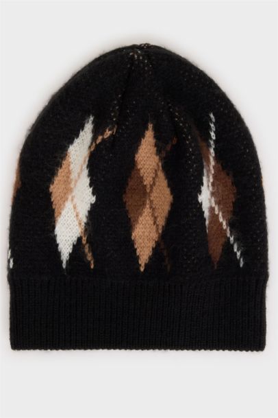 Kadın Baklava Desenli Bere