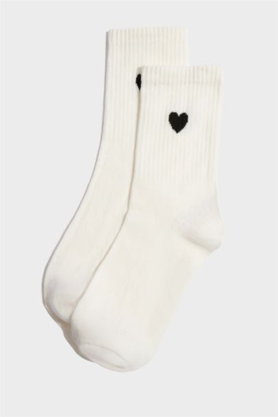 Kadın 5'li Pamuklu Uzun Çorap