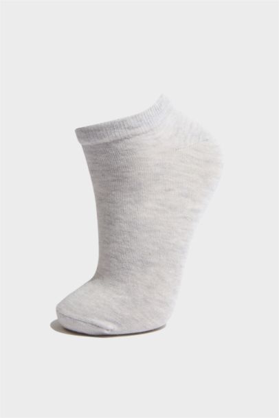 Kadın 5'li Pamuklu Patik Çorap