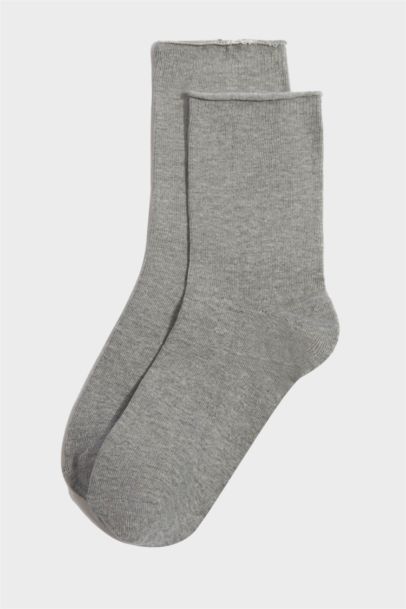 Kadın 5'li Pamuklu Uzun Çorap