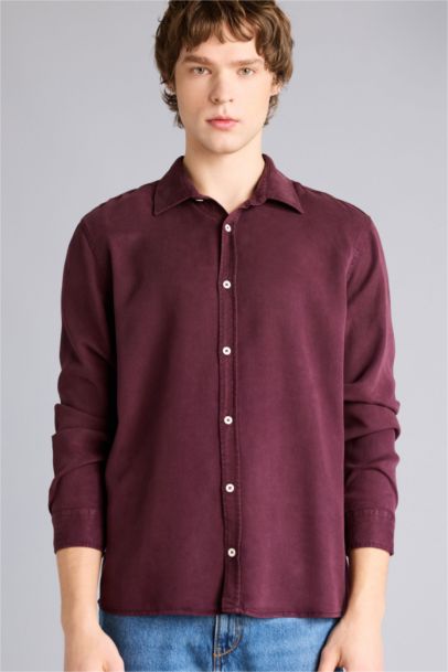 Tencel Uzun Kollu Gömlek