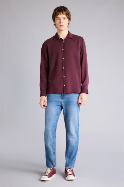 Tencel Uzun Kollu Gömlek