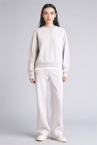 Relax Fıt Basıc Sweatshirt