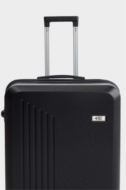 Unisex Sert Kapaklı Çekçekli Küçük Valiz