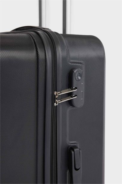 Unisex Sert Kapaklı Çekçekli Küçük Valiz