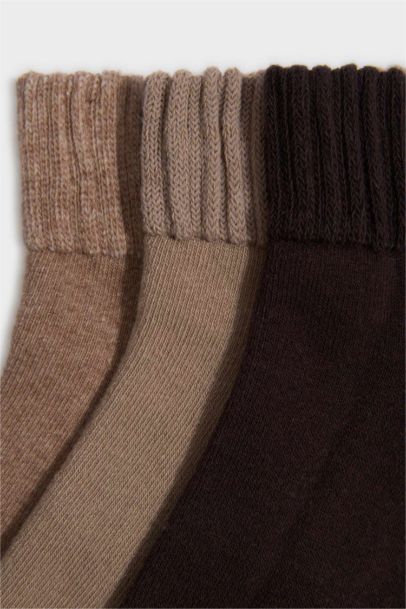 Kadın 3'lü Pamuklu Havlu Çorap