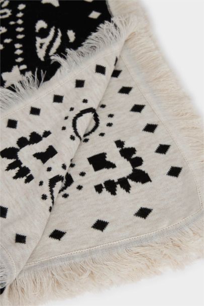 Kadın Şal Desenli Atkı