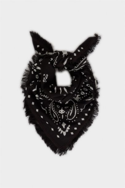 Kadın Şal Desenli Atkı