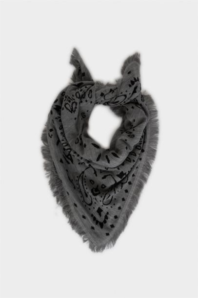 Kadın Şal Desenli Atkı