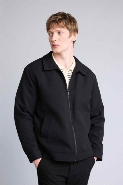 Regular Fit Lined Puffer Jacket