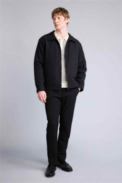 Regular Fit Lined Puffer Jacket