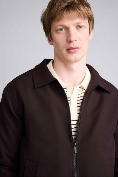 Regular Fit Lined Puffer Jacket