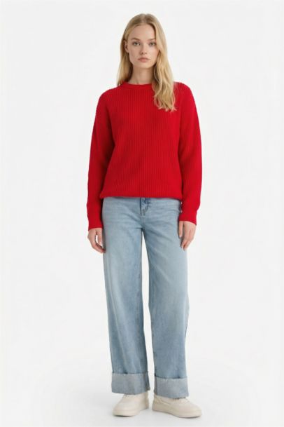 Regular Fit Crew Neck Pullover