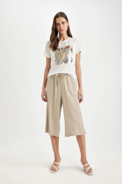 Capri High Waist Crop Fit Belmando Capri