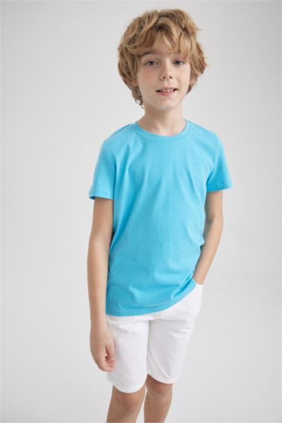 Boy Regular Fit Crew Neck Short Sleeved T-Shirt