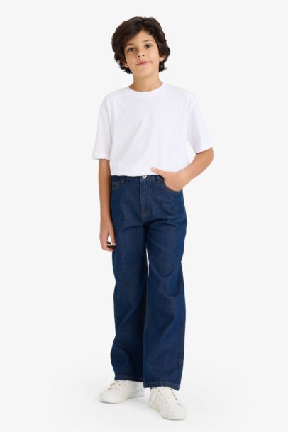 Boy Crew Neck Basic Short Sleeve T-Shirt