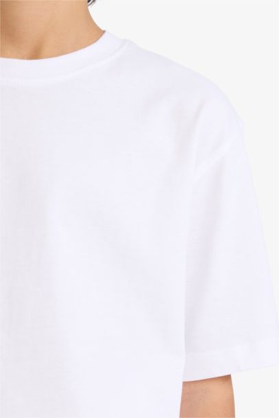 Boy Crew Neck Basic Short Sleeve T-Shirt