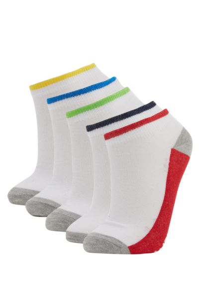 Boys Cotton 5 Pack Short Socks
