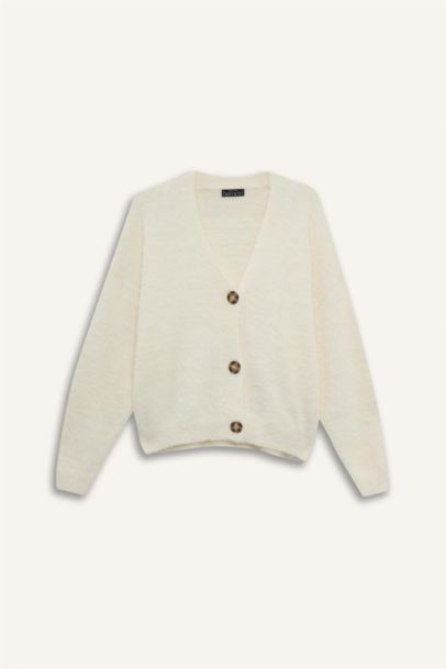 كارديجان تريكو اوفر سايز بياقة V