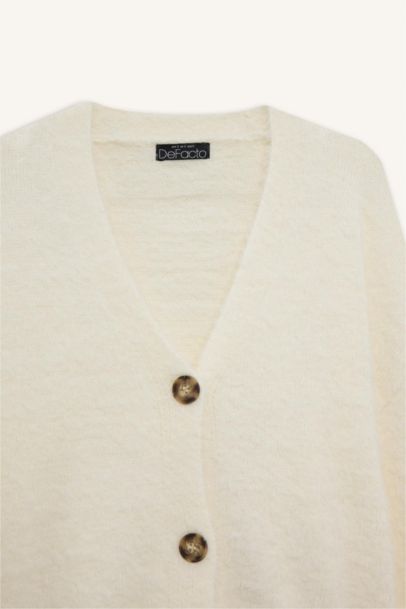 كارديجان تريكو اوفر سايز بياقة V