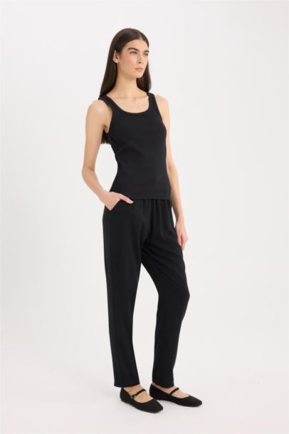 Normal Waist Straight Leg Belmando Trousers