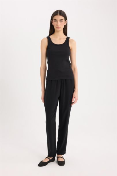 Normal Waist Straight Leg Belmando Trousers