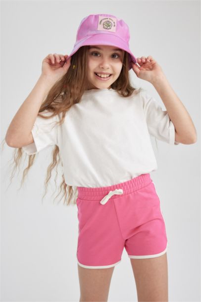 Short Tissu Sweat Fin