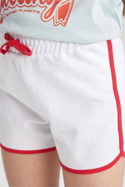 Girls' Sweatshirt Fabric Shorts