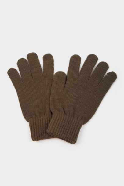 Man Knitwear Gloves