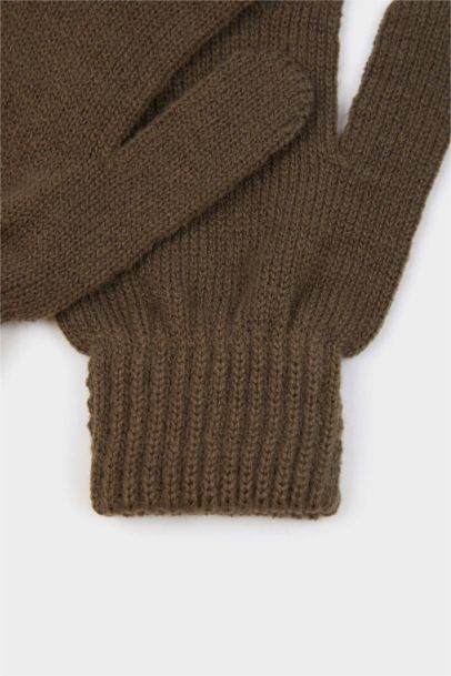 Man Knitwear Gloves