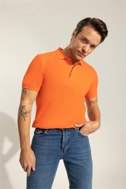 تيشيرت بولو قطن قصة عادية