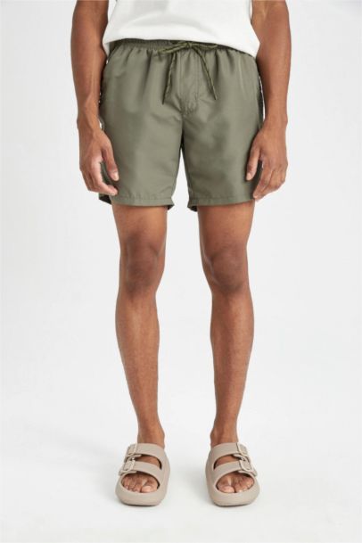 File Astarlı Kısa Boy Deniz Şortu