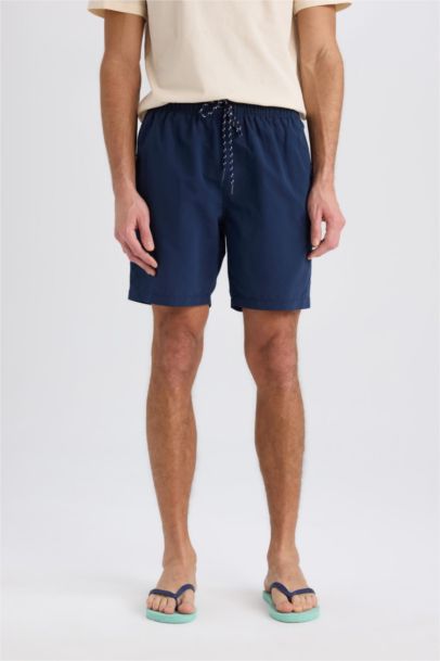 Mesh Lined Short Length Swim Shorts